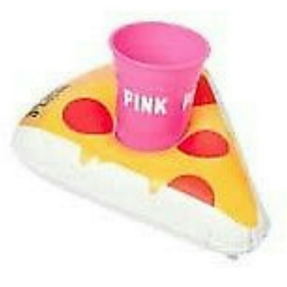 VICTORIA SECRET PINK PIZZA FLOATIE W/CUP - Picture 3 of 4